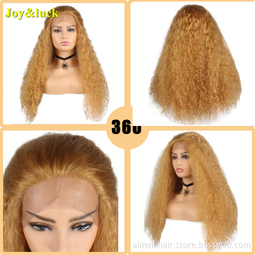 Lace Front Wholesale Wigs For Women Party Or Daily Wear Long Natural Curly Black Color Lacefront Ladies Synthetic Hair Wigs